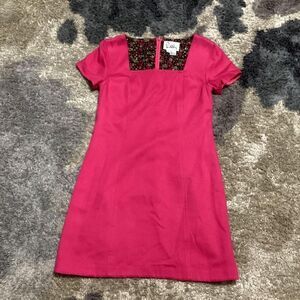 Lilly Pulitzer Pink Dress with Floral Detail